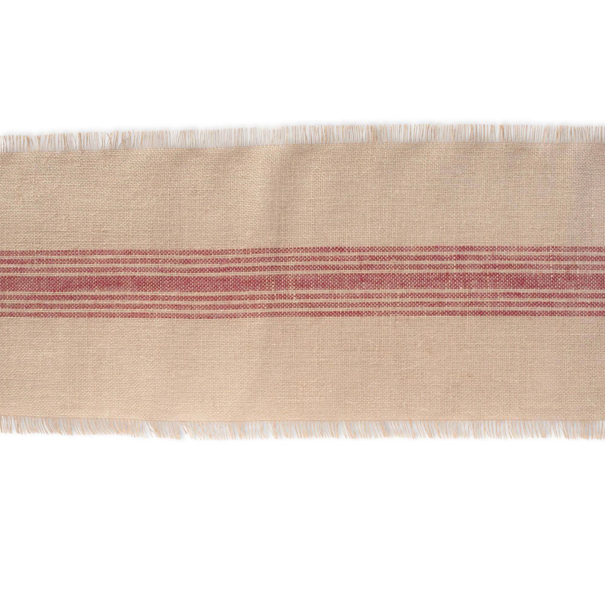 DII® 108" Middle Stripe Burlap Table Runner